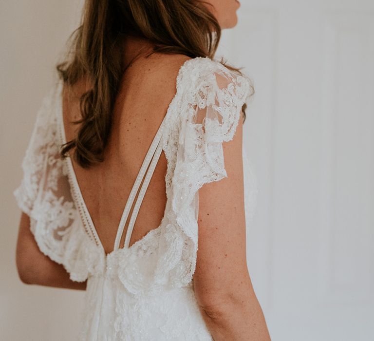 Lace wedding dress from Sass &amp; Grace