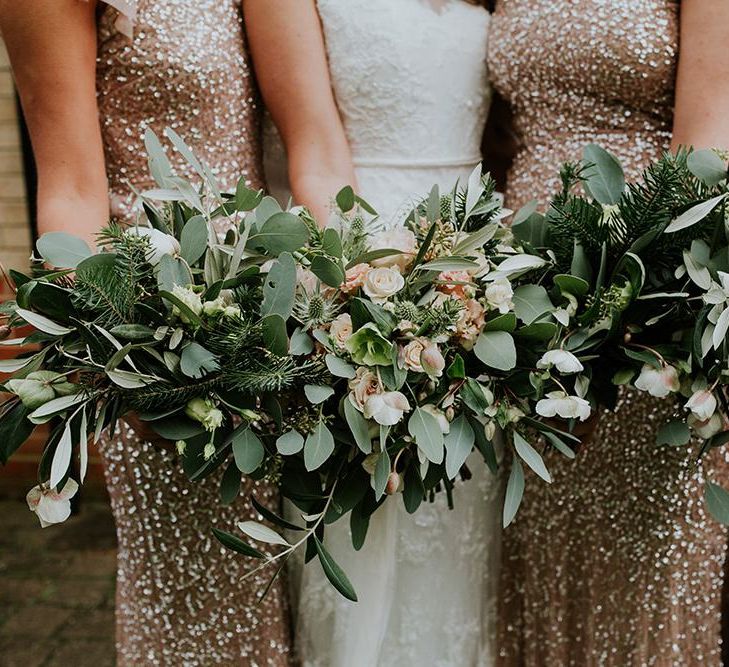 Bridal and Bridesmaid bouquets