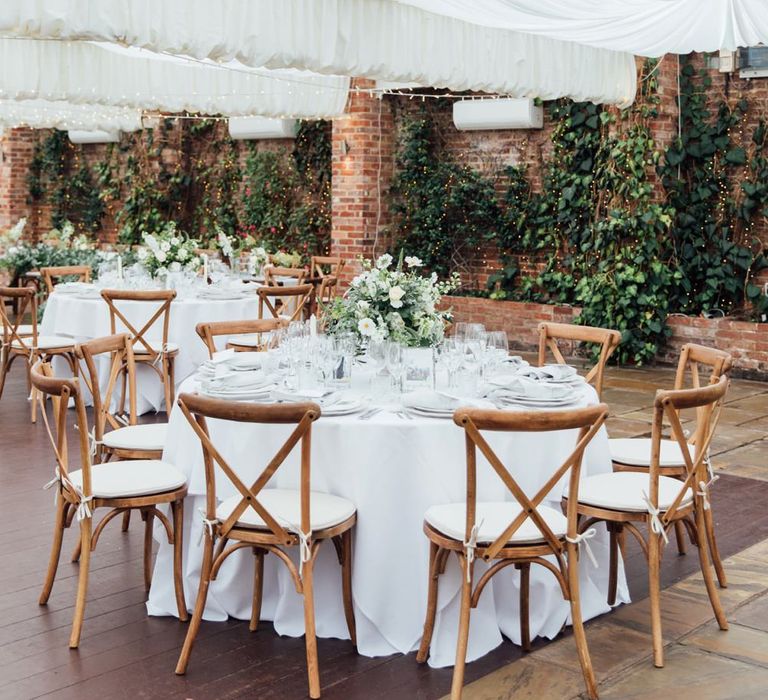 White Blooms and Green Foliage | French Rustic at Northbrook Park in Surrey | Images by Charlotte Bryer-Ash