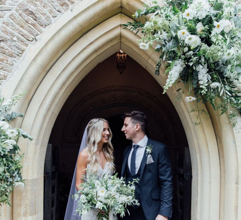 White Blooms and Green Foliage | Made With Love Ella Dress | French Rustic at Northbrook Park in Surrey | Images by Charlotte Bryer-Ash