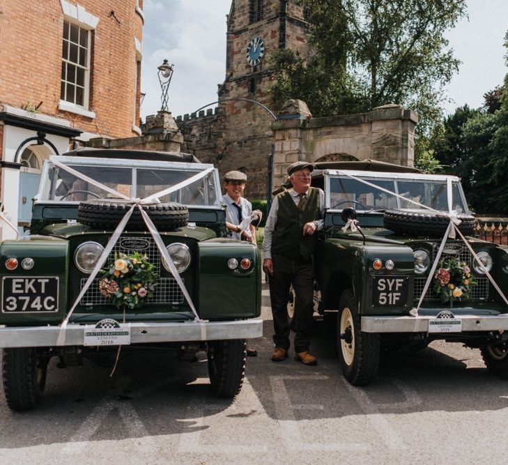 Land Rover defender wedding cars