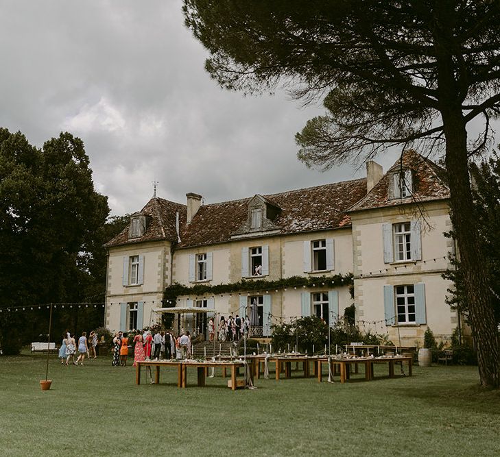 Outdoor Boho Wedding at Chateau le Tour, France | Adam and Grace Photography | Head and Heart Films