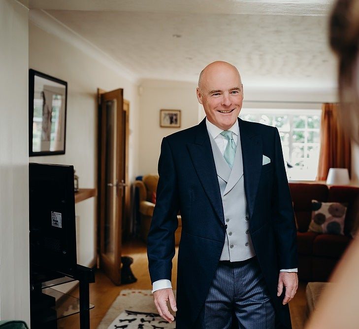 Father of the bride sees daughter