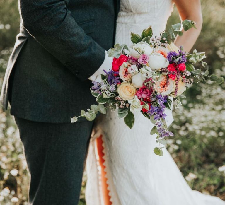 Bright wedding bouquet