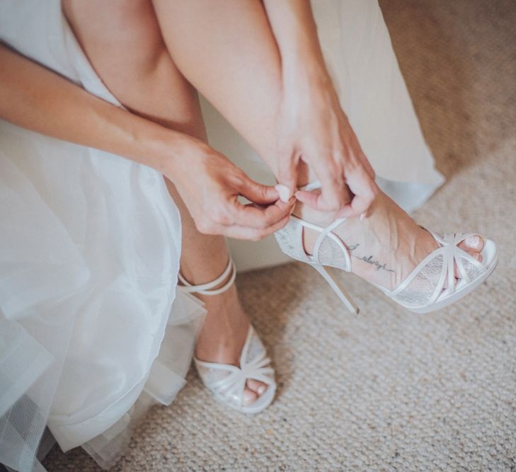 Pink Ruffled Chair Covers For Romantic Pastel Pink Wedding At Dorton House With Bride In La Sposa And Images From Julia &amp; You Photography