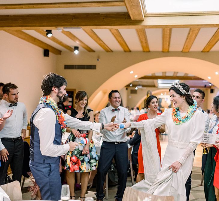 Bride and groom first dance