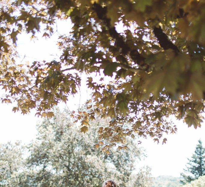 Charlie Brear Backlesss Bridal Gown | Hermione Harbutt Headdress | L'heure Opulente - Laid Back French Chic, Paired with Elegant British Twists by Simply Pergord Weddings at Le Jardin à La Française Chateau | Mathilde Dufraisse Photography