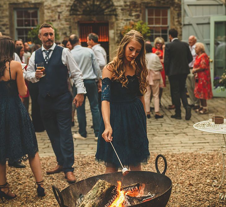 Toasted Marshmallows | Pennard House Outdoor Country Garden Wedding | Howell Jones Photography