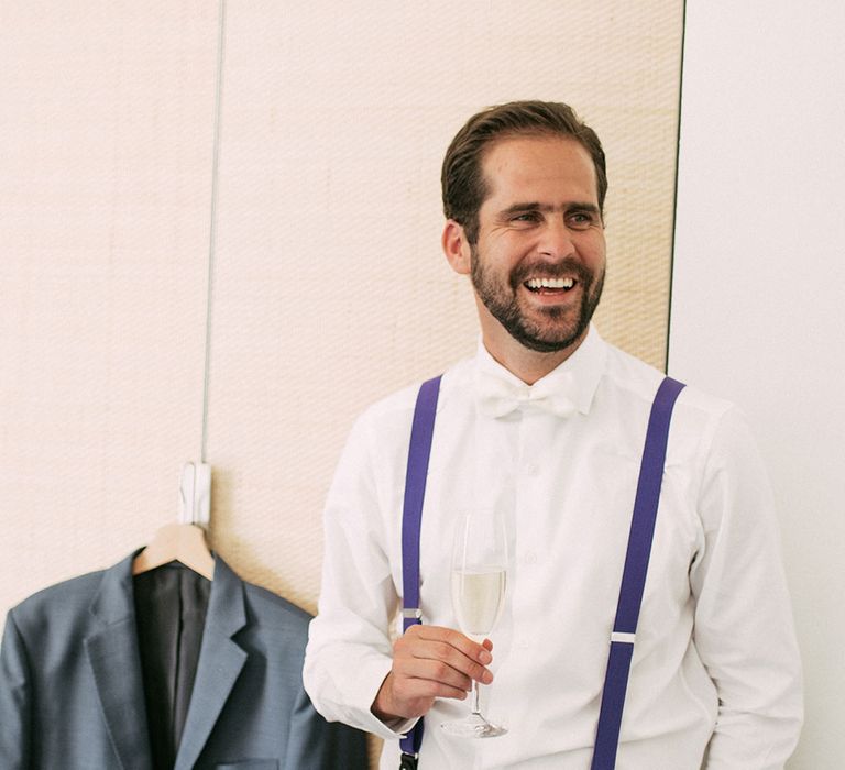 Groomsmen Preparations | Luxe Blush Pink Glasshouse Wedding at Cortal Gran, Spain Planned by La Puta Suegra  | Sara Lobla Photography