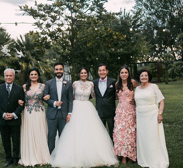 Family Portrait | Wedding Decor | Luxe Blush Pink Glasshouse Wedding at Cortal Gran, Spain Planned by La Puta Suegra  | Sara Lobla Photography