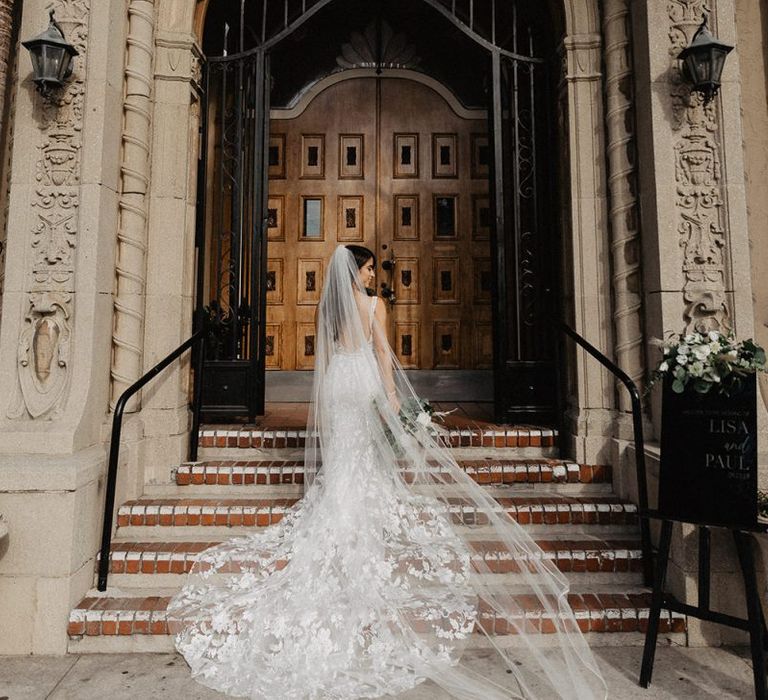 Bride in Made With Love bridal gown