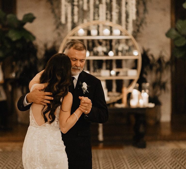 Father and bride dance