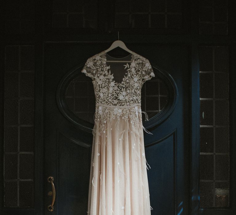 Bride In Hermione De Paula Wedding Dress // James Frost Photography