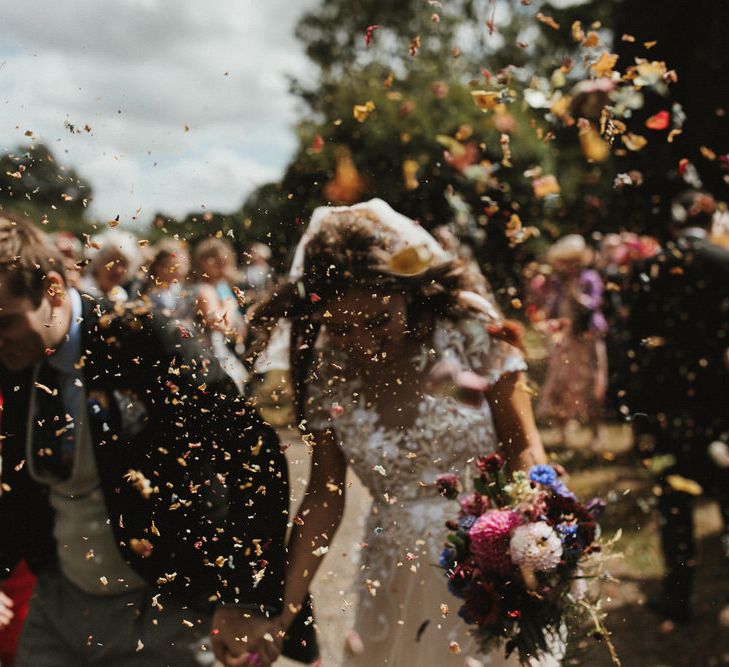 Dried Petal Confetti // James Frost Photography