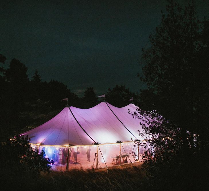 Sailcloth Tent Wedding // James Frost Photography