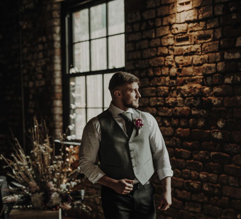 Groom in Wool Waistcoat by MacGregor and MacDuff