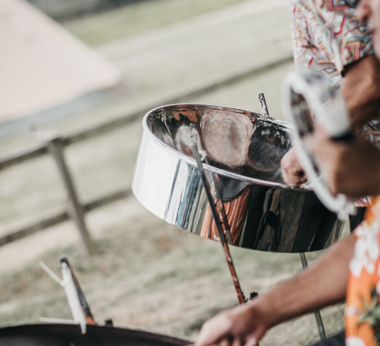 Steel drum wedding entertainment for home and church wedding