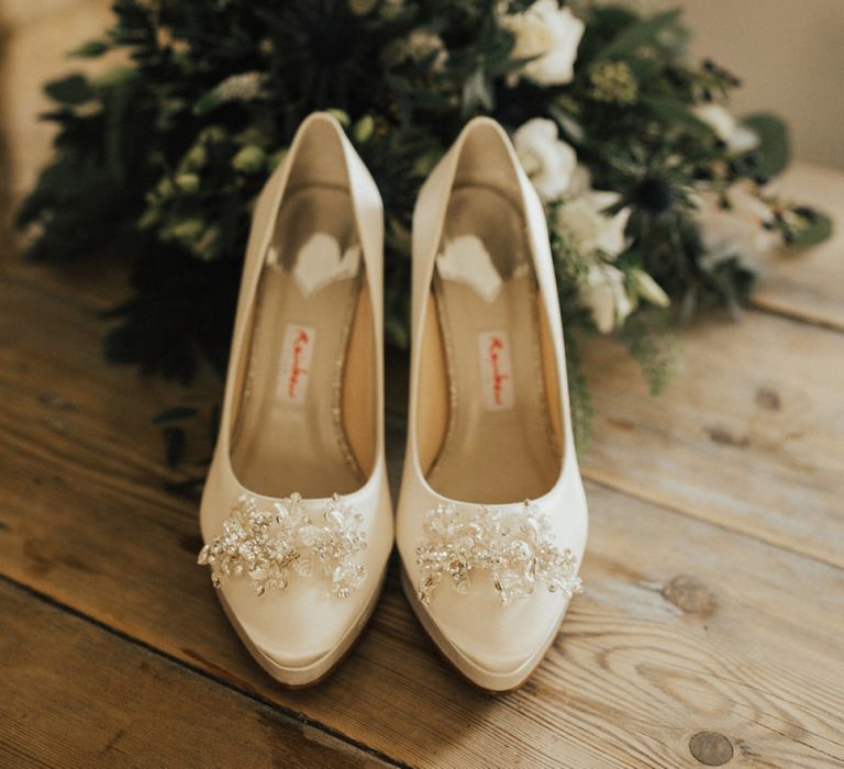 Rainbow wedding shoes