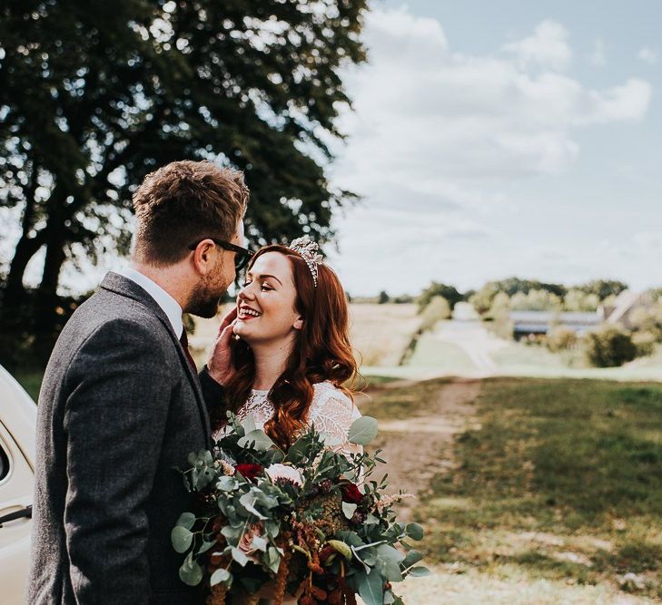 Wildflower wedding bouquet