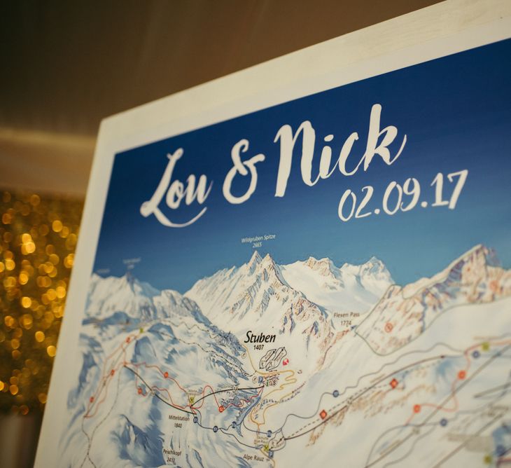 Ski Pass Style Wedding Stationery // Boho Pub Wedding At The Crooked Billet Stoke Row With Bride &amp; Bridesmaids In Flower Crowns And Vintage Fire Truck With Images From Ed Godden Photography