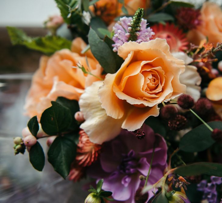 Boho Pub Wedding At The Crooked Billet Stoke Row With Bride &amp; Bridesmaids In Flower Crowns And Vintage Fire Truck With Images From Ed Godden Photography