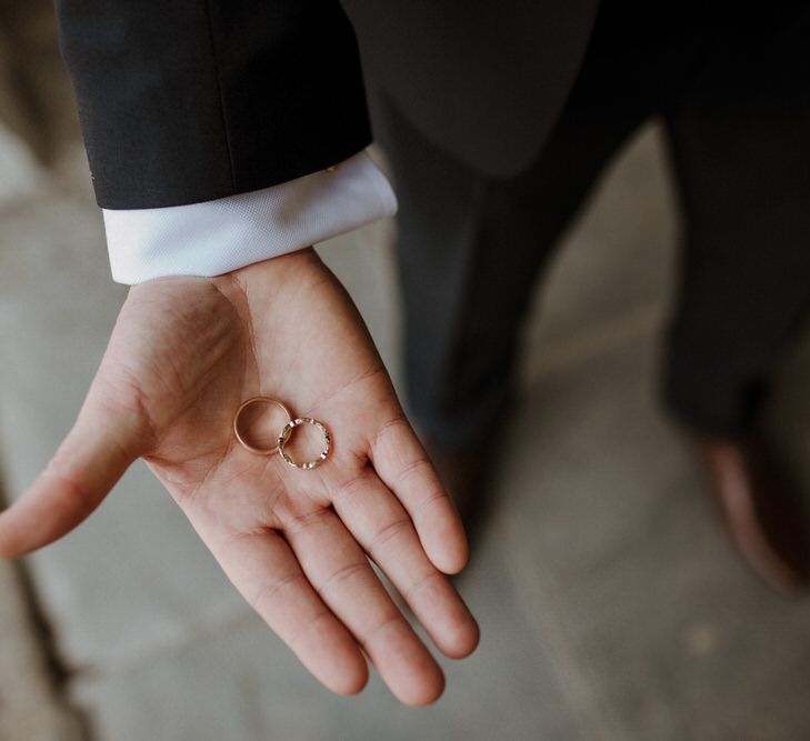 Wedding Rings // Boconnoc Cornwall Weekend Wedding With Bride In Halfpenny London &amp; Groom In Paul Smith With Images From The Curries