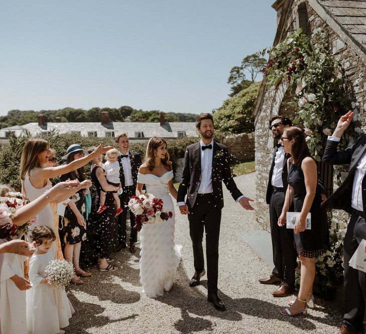 Boconnoc Cornwall Weekend Wedding With Bride In Halfpenny London &amp; Groom In Paul Smith With Images From The Curries