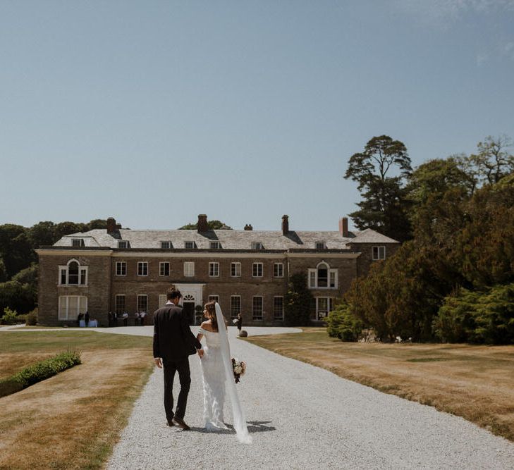 Boconnoc Cornwall Weekend Wedding With Bride In Halfpenny London &amp; Groom In Paul Smith With Images From The Curries