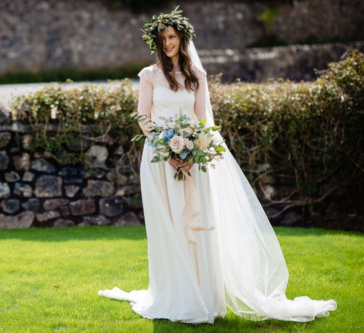 Bride in Charlie Brear Wedding Dress from Perfect Day Bridal