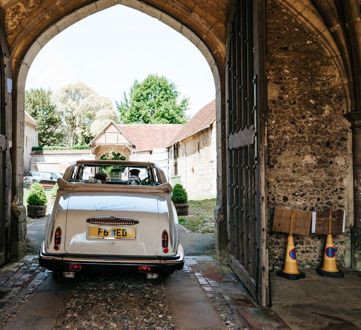 Convertible Wedding Car