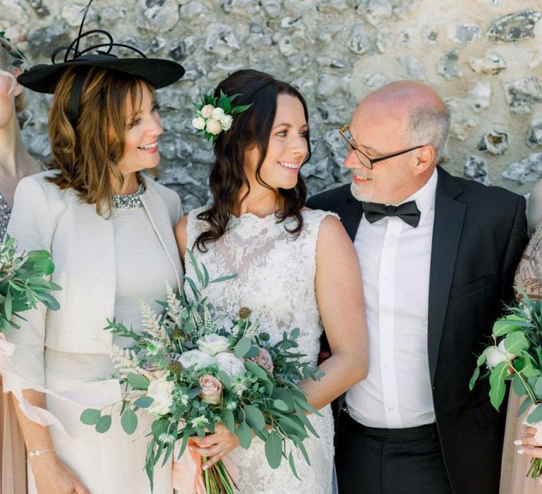 Bride with beautiful bouquet