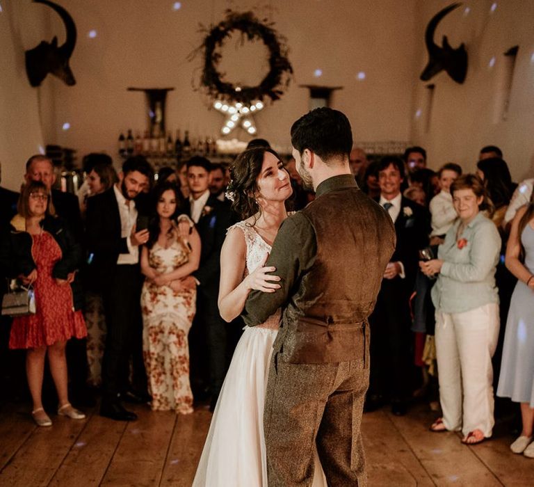 First dance for bride and groom