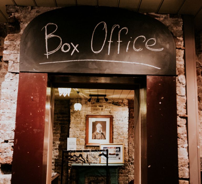 Box Office Outside Wilton's Music Hall