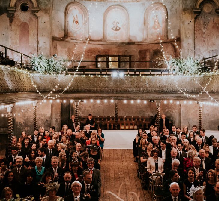 Wedding Ceremony at Wilton's Music Hall in London