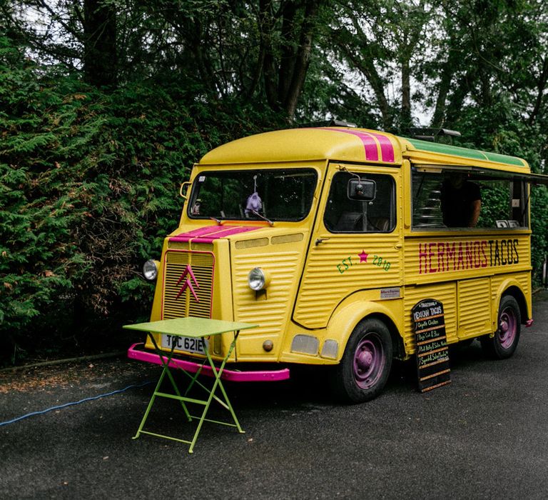 Taco truck at Micro wedding