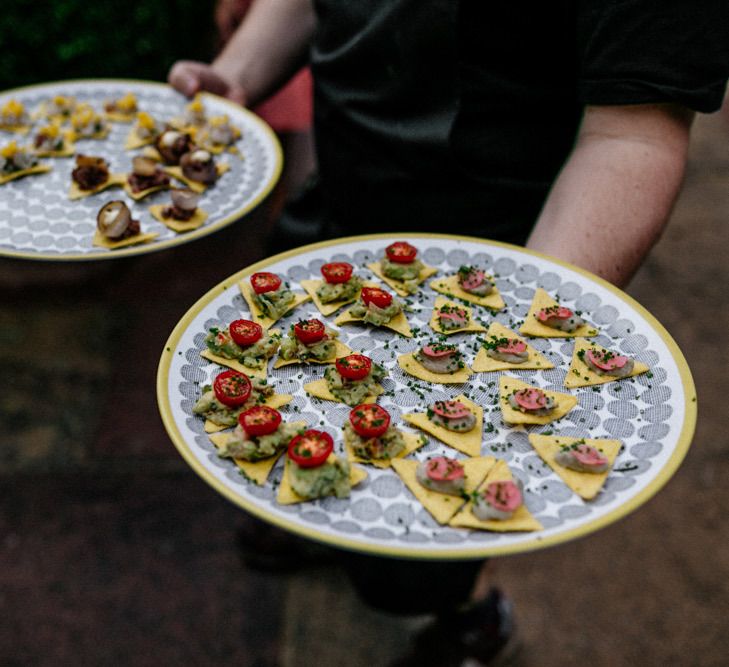 Taco wedding canapés