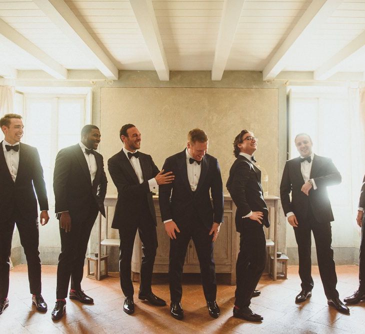 Groomsmen in Tuxedos