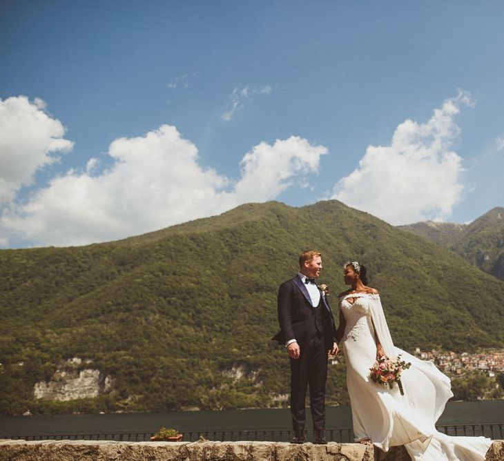 Lake Como wedding portrait