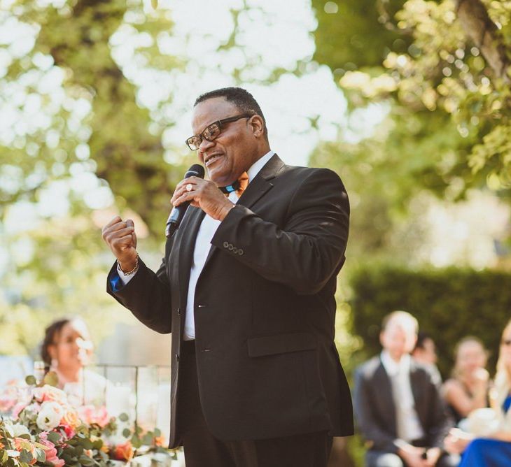 Father of the bride wedding speech at Lake Como wedding