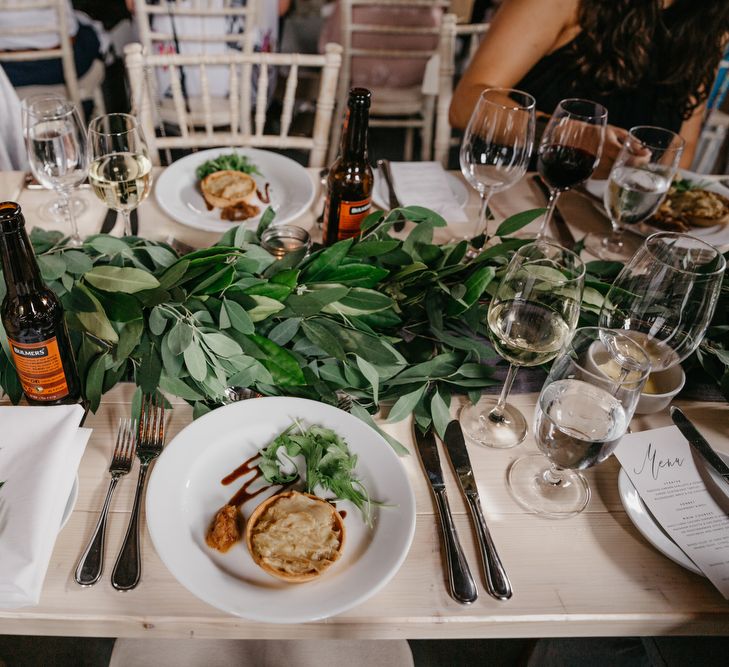 Greenery Garland Table Centrepiece