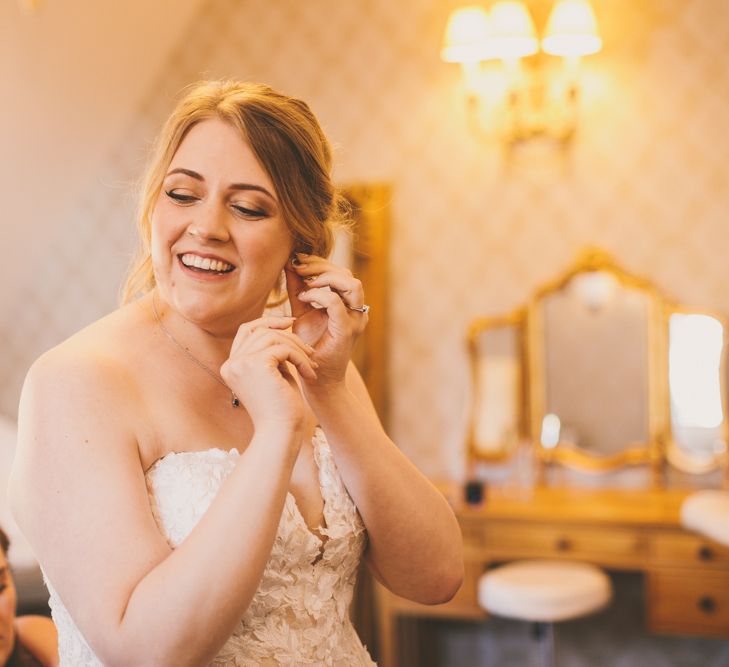 Bridal preparations at Bassmead Manor Barns