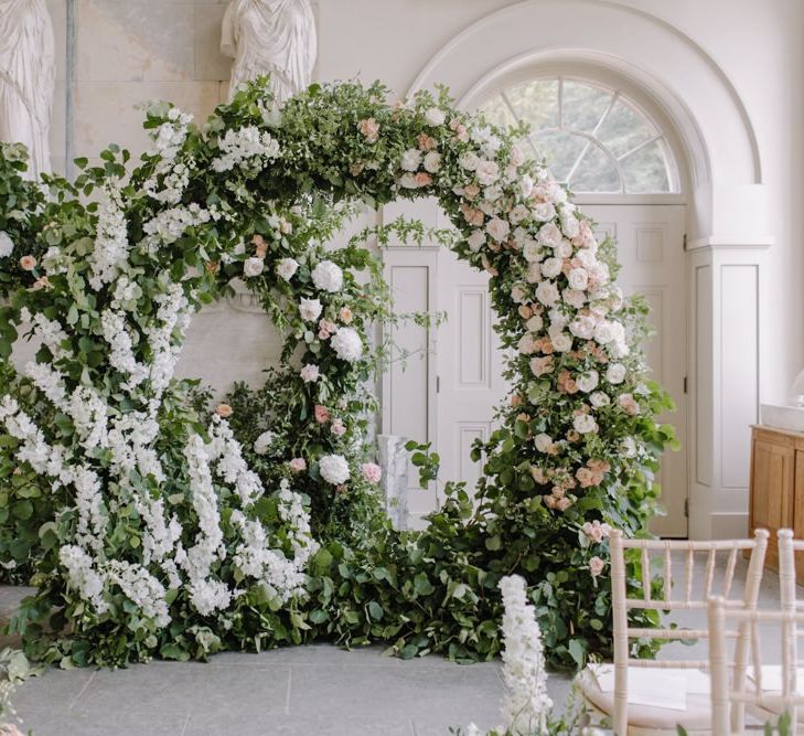 Moon gate at Aynhoe Park