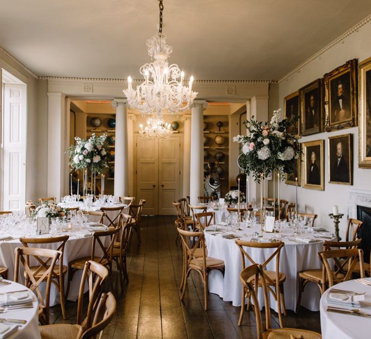 Elegant Aynhoe Park reception