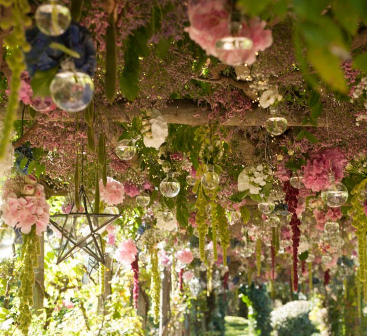 Hanging Fairy Lights // Stying &amp; Production By Marble Private