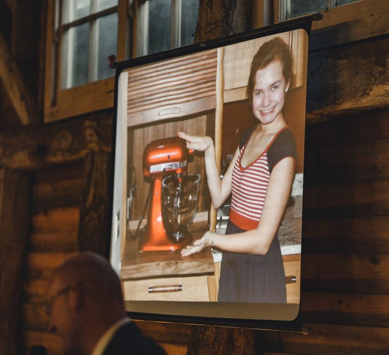 Picture of former 2014 Great British Bake Off contestant Martha Collinson with a Kitchen Aid