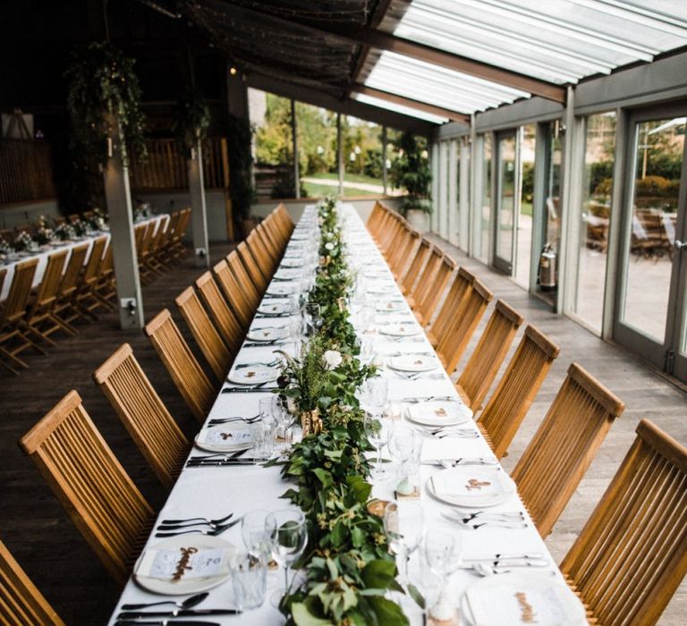 Greenery Garland Table Runner