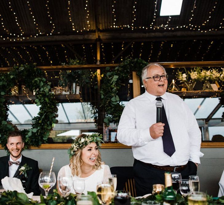 Father of the Bride Wedding Speech at Stone Barn