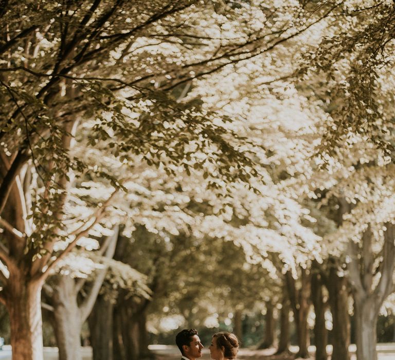 Vintage VW Beetle For A Pastel Pink Wedding At Bristol Harbour Hotel With Bridesmaids In ASOS And Images From Nataly J Photography