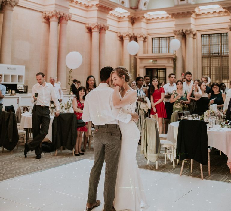 Bristol Harbour Hotel Wedding With White Balloon Decor / Image By Nataly J Photography