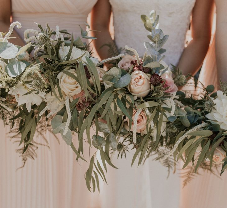 Bridesmaids In Pale Pink Dress From ASOS / Image By Nataly J Photography